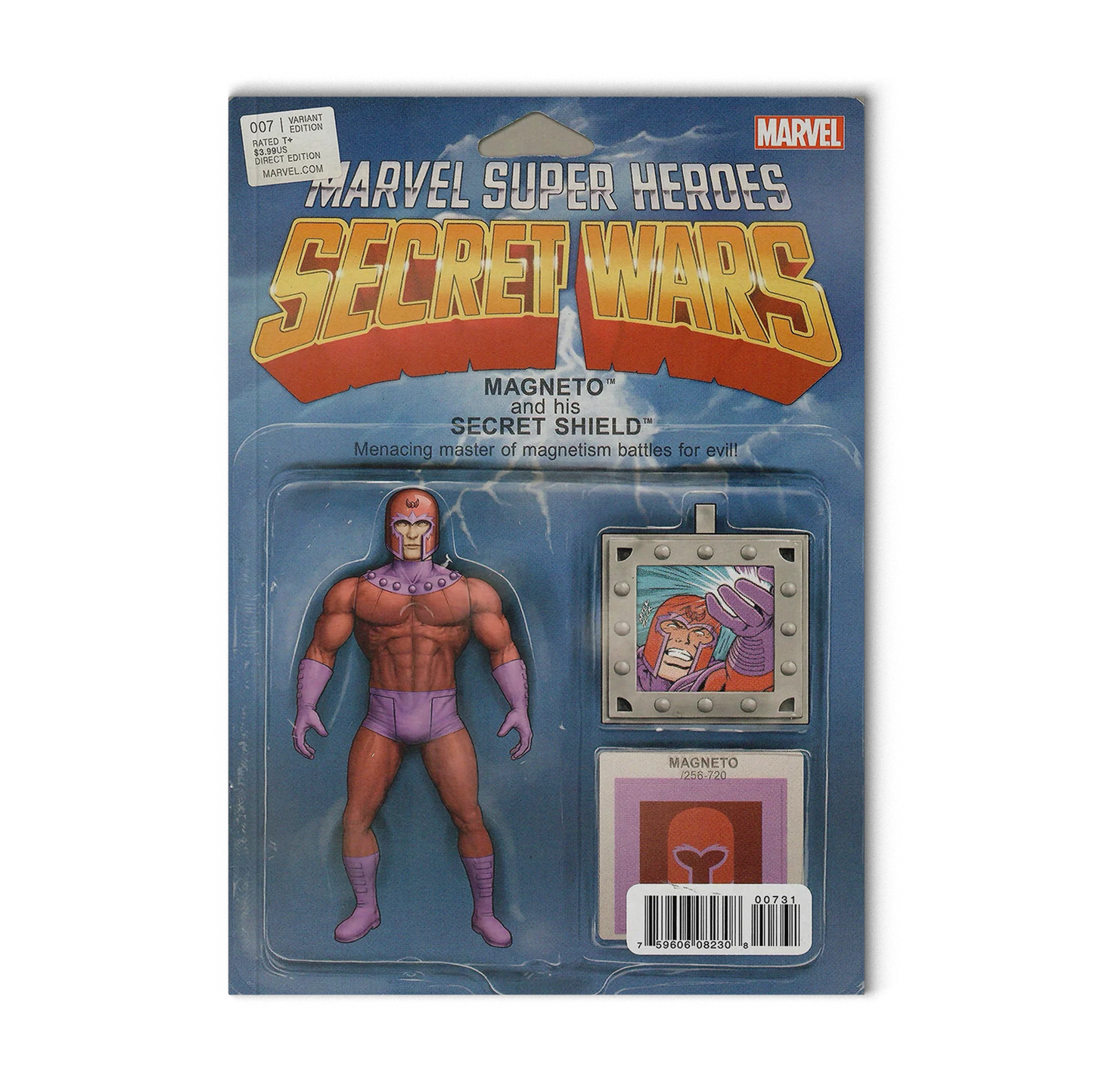 Secret Wars #7 Cover C Action Figure Variant NM- 2015 Marvel Comic - Vault 35