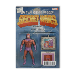 Secret Wars #7 Cover C Action Figure Variant NM- 2015 Marvel Comic - Vault 35