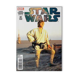 Star Wars 1 Marvel Comic Book 2015 Group Variant Cover Luke Leia Han Chewie