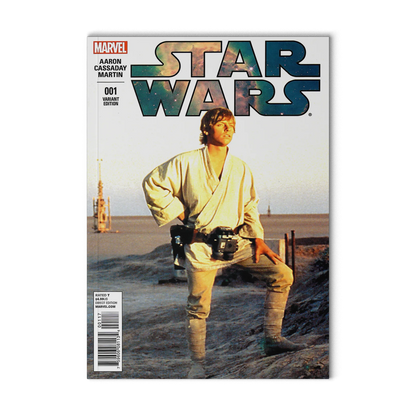 Star Wars 1 Marvel Comic Book 2015 Group Variant Cover Luke Leia Han Chewie
