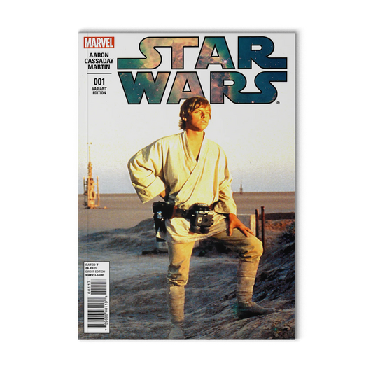 Star Wars 1 Marvel Comic Book 2015 Group Variant Cover Luke Leia Han Chewie