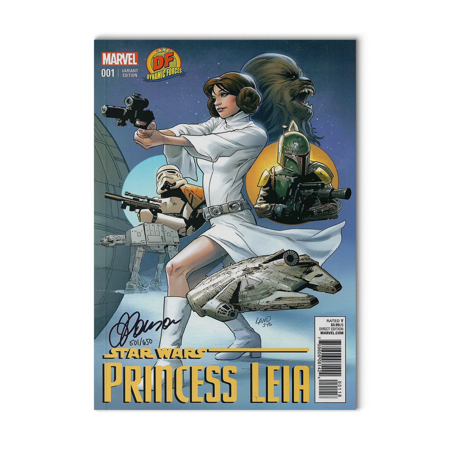 Star Wars Princess Leia #001 (Signed by Justin Ponsor)