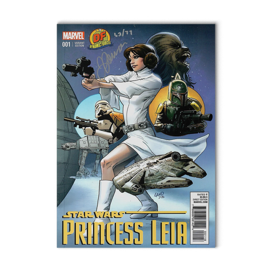 Star Wars Princess Leia #001 (Signed in Silver by Justin Ponsor)