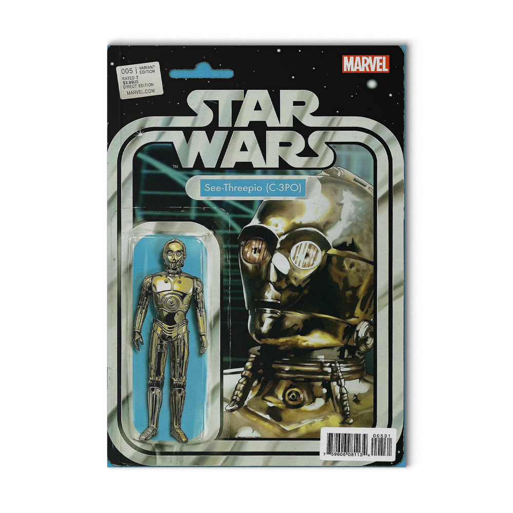 Star Wars 5 Action Figure Variant See-Threepio (C-3PO) 2015 Marvel