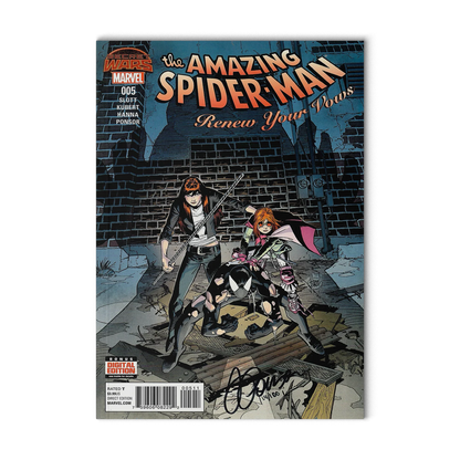 The Amazing Spider-Man Renew Your Vows #005 2015 Marvel Comics (Signed by Justin Ponsor)
