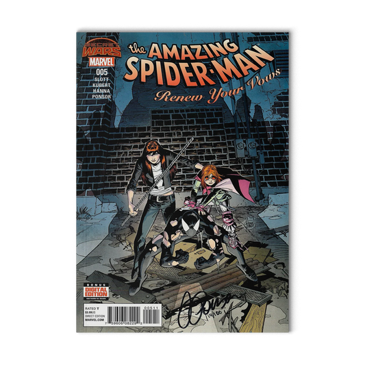 The Amazing Spider-Man Renew Your Vows #005 2015 Marvel Comics (Signed by Justin Ponsor)