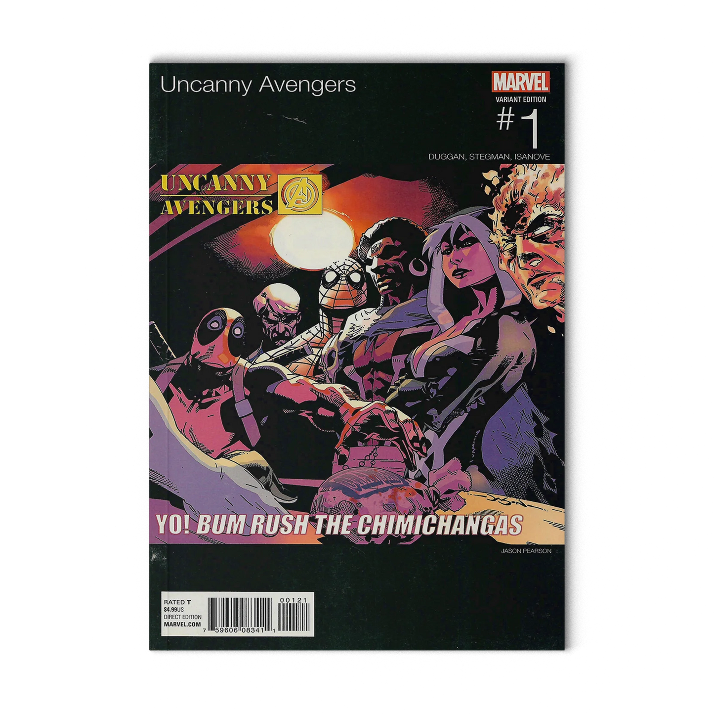 Uncanny Avengers #1 Jason Pearson Hip-Hop Variant (Marvel Comics December 2015)