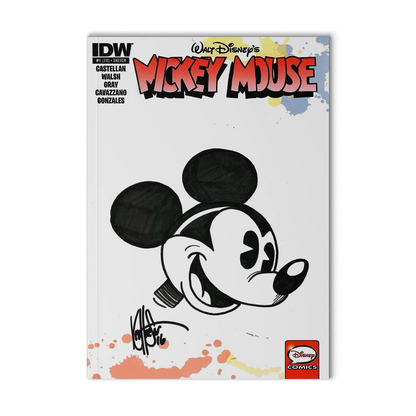 Walt Disney's Mickey Mouse IDW #1 Signed