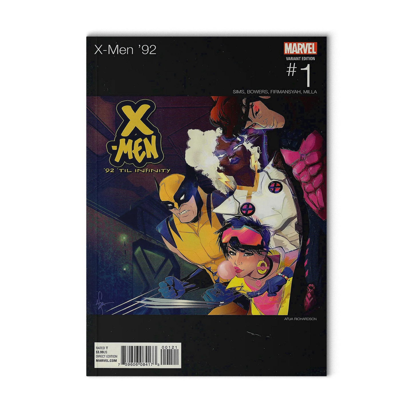 X-MEN '92 #1, 'Til Infinity, Hip-Hop Homage Variant, Marvel Comics 2016