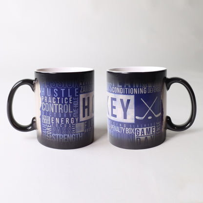 Morphing Mugs Sports (Hockey Words) Heat-Sensitive Mug