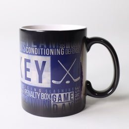 Morphing Mugs Sports (Hockey Words) Heat-Sensitive Mug
