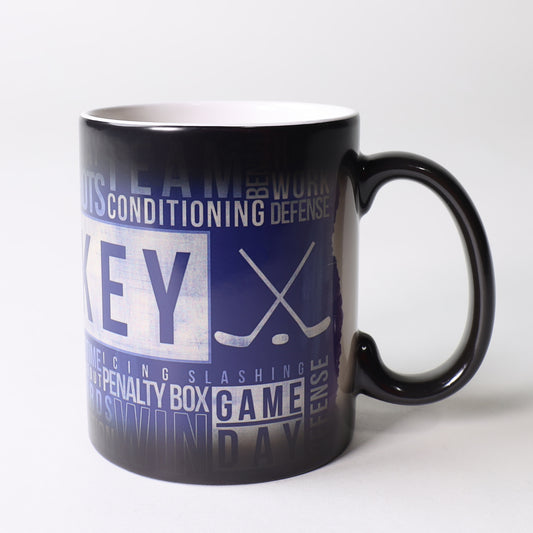 Morphing Mugs Sports (Hockey Words) Heat-Sensitive Mug