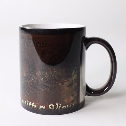 Morphing Mugs Fantastic Beasts and Where to Find Them (Broom with a View) Heat-Sensitive Mug
