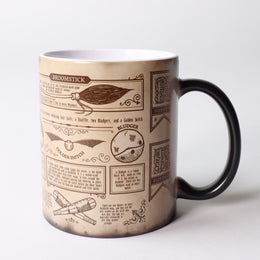 Morphing Mugs Harry Potter Quidditch Rules Heat Reveal Ceramic Coffee Mug - 11 Ounces