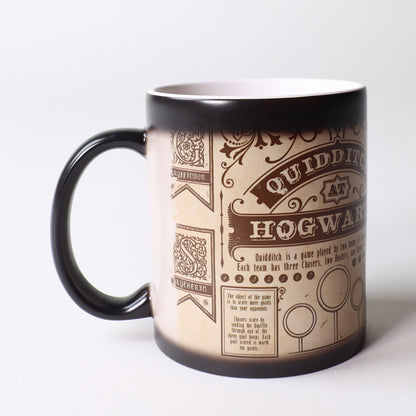 Morphing Mugs Harry Potter Quidditch Rules Heat Reveal Ceramic Coffee Mug - 11 Ounces