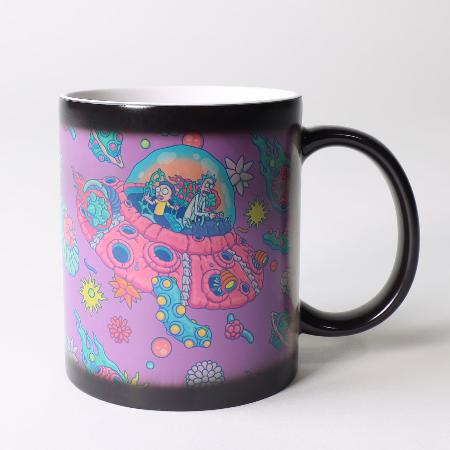 Morphing Mugs Rick & Morty "Purple Space" 11 oz. Heat-Sensitive Clue Mug