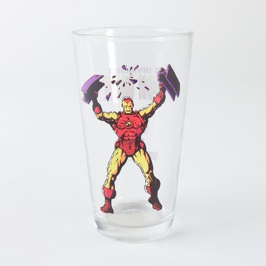 Toon Tumblers Marvel Iron Man Classic (Version 2) 16 oz Pint Glass