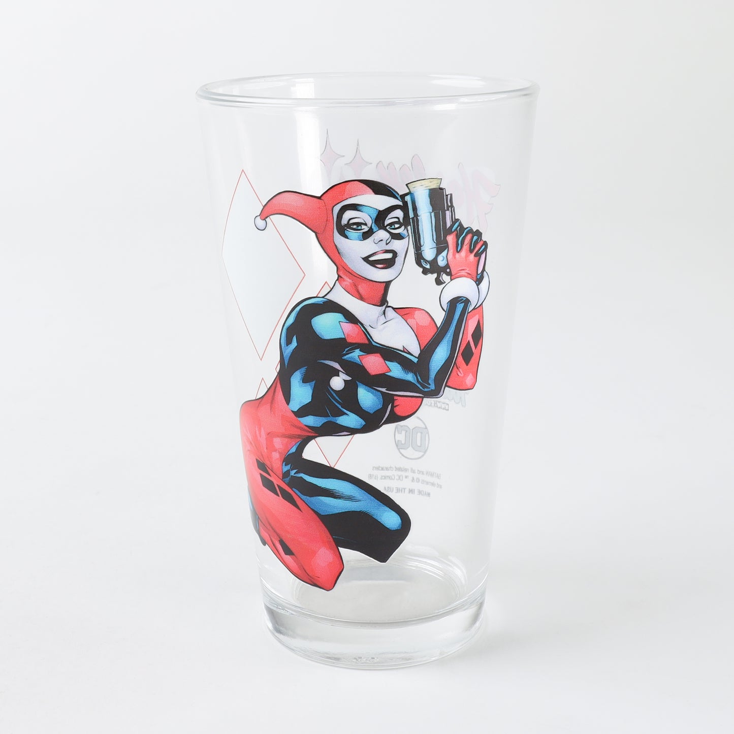 Toon Tumbler Harley Quinn 16 oz Pint Glass