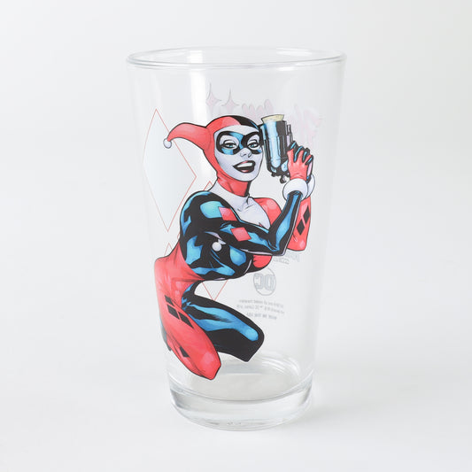 Toon Tumbler Harley Quinn 16 oz Pint Glass