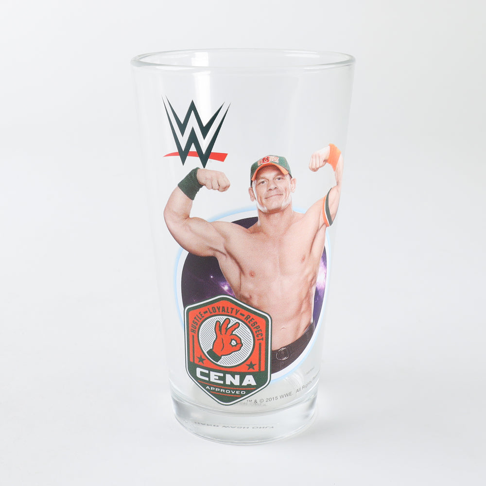 Toon Tumblers WWE John Cena 16 oz Pint Glass