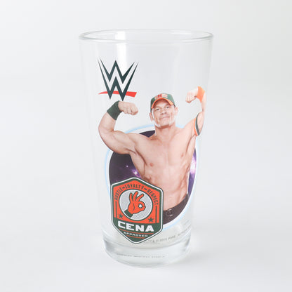 Toon Tumblers WWE John Cena 16 oz Pint Glass