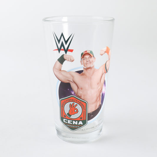 Toon Tumblers WWE John Cena 16 oz Pint Glass