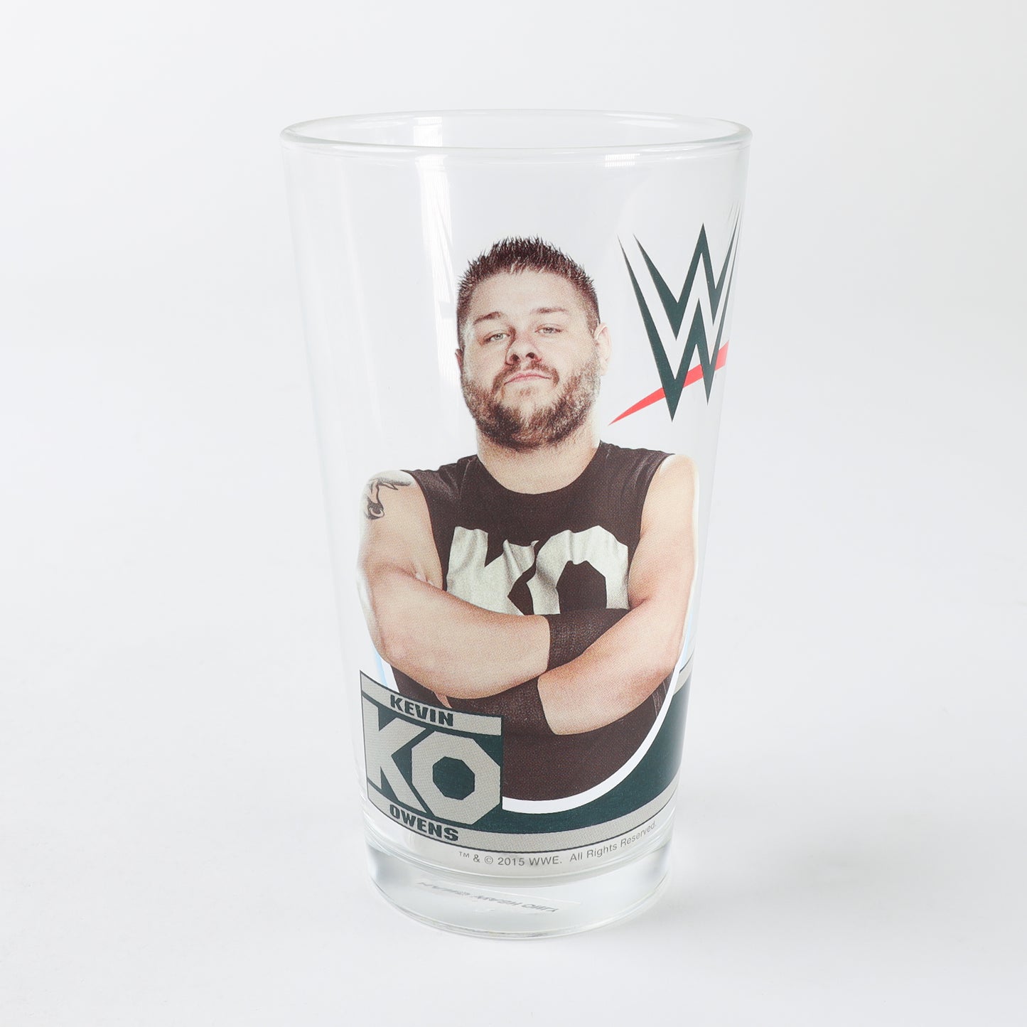 Toon Tumblers WWE Kevin Owens 16 oz Pint Glass
