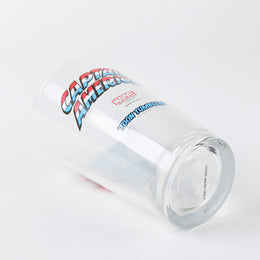 Toon Tumblers Captain America 16 oz Pint Glass