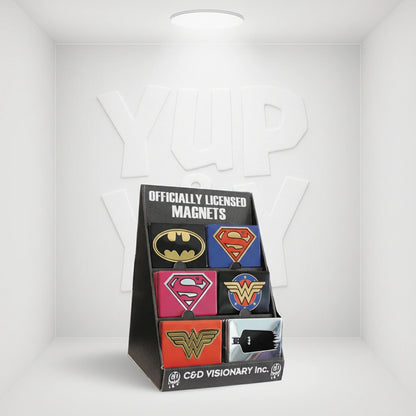 DC Comics Heroes 4-Piece Magnet Set