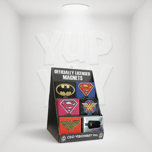 DC Comics Heroes 4-Piece Magnet Set