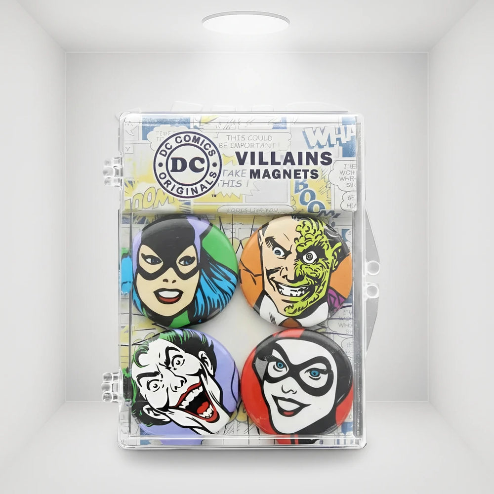 DC Comics Villains 4-Piece Magnet Set