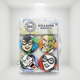 DC Comics Villains 4-Piece Magnet Set