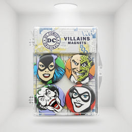 DC Comics Villains 4-Piece Magnet Set