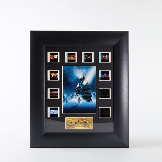 Film Cell Genuine Framed Matted Polar Express S2 Mini Montage Film Cell