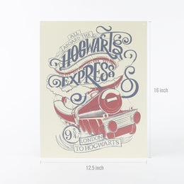 Harry Potter Tin Sign Collection - Hogwarts Express Poster