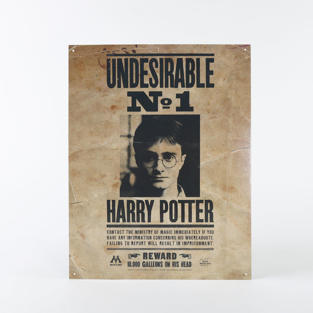 Harry Potter Tin Sign Collection - No. 1 Undesirable Poster
