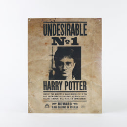 Harry Potter Tin Sign Collection - No. 1 Undesirable Poster