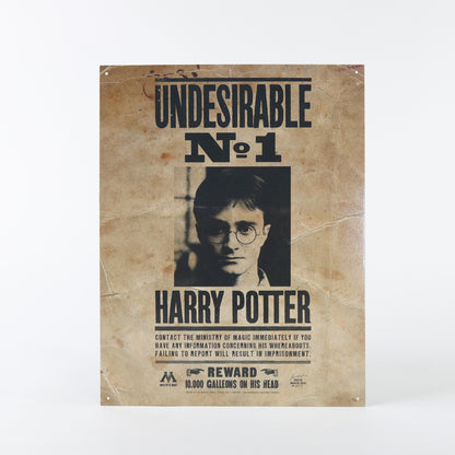 Harry Potter Tin Sign Collection - No. 1 Undesirable Poster