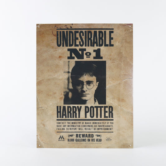 Harry Potter Tin Sign Collection - No. 1 Undesirable Poster
