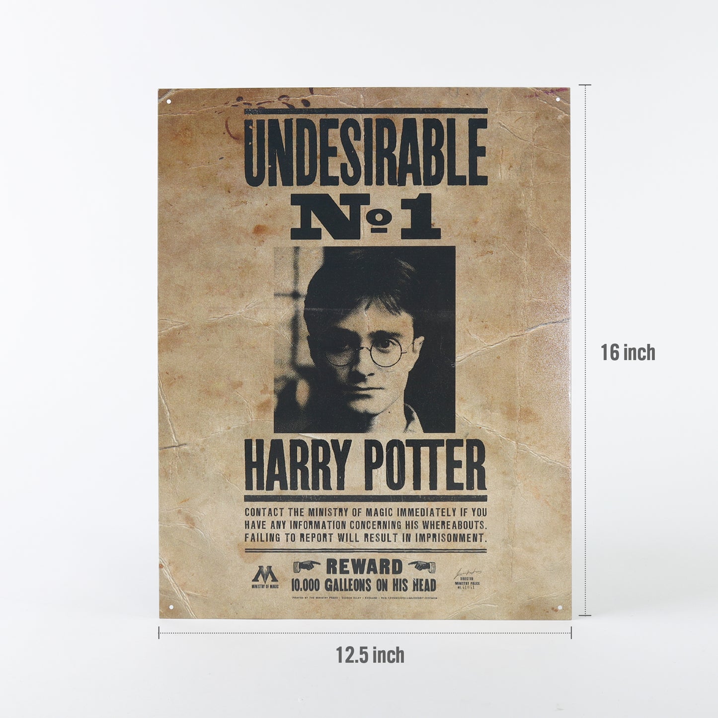 Harry Potter Tin Sign Collection - No. 1 Undesirable Poster