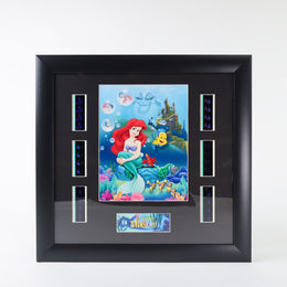 FilmCells Little Mermaid (S1) Montage Framed Art (Certificate of Authenticity)