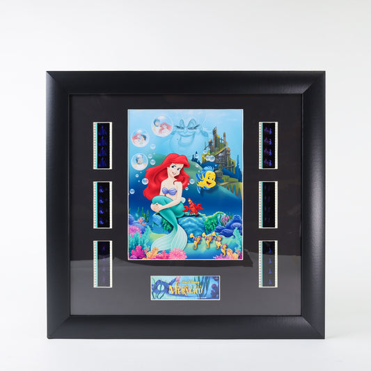 FilmCells Little Mermaid (S1) Montage Framed Art (Certificate of Authenticity)