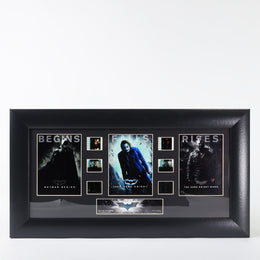 Batman: The Dark Knight Trilogy (Rise and Fall) Trio FilmCells
