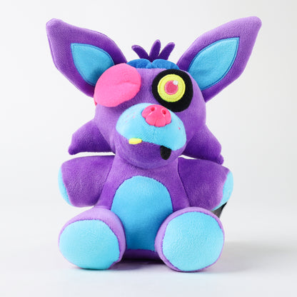 Funko Toys FNAF Five Nights At Freddy's FOXY 8" Purple Neon BLACKLIGHT Plush