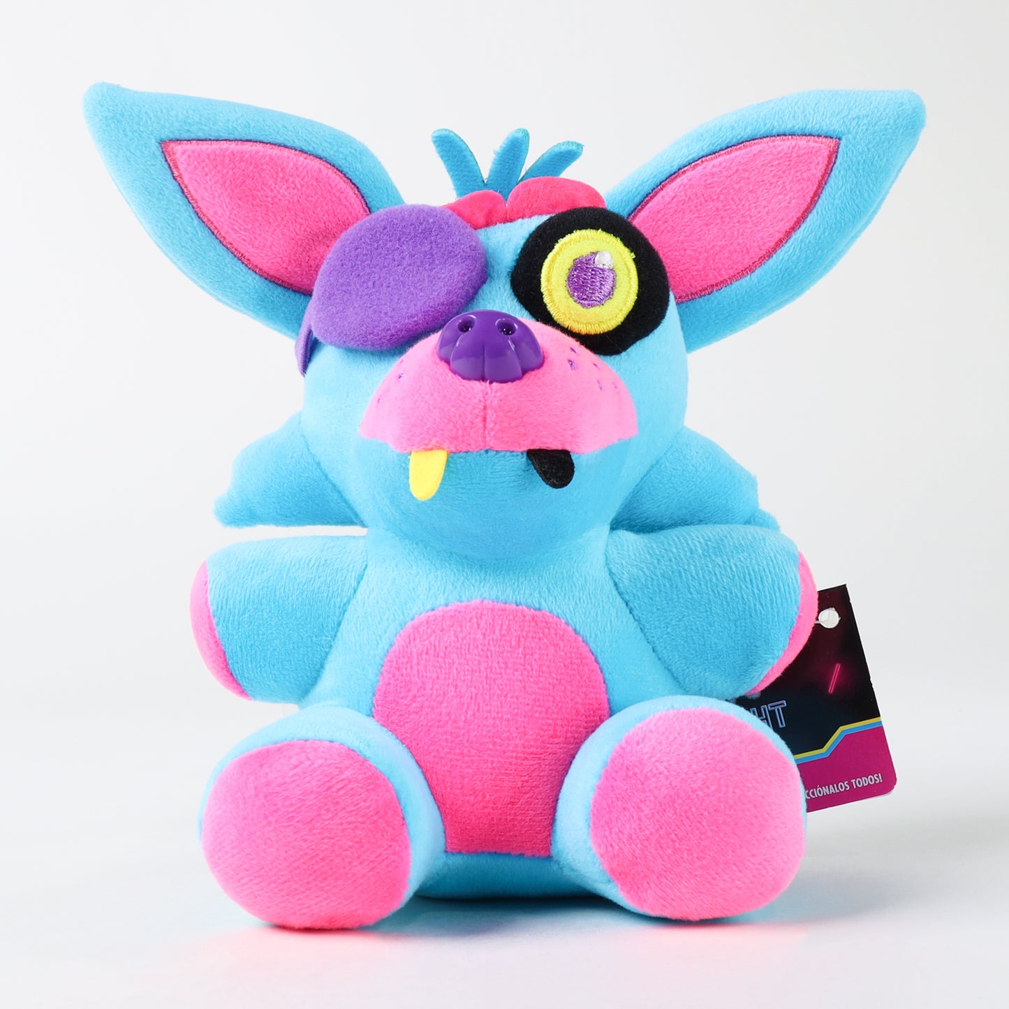 Funko Toys FNAF Five Nights At Freddy's FOXY 8" Blue Neon BLACKLIGHT Plush