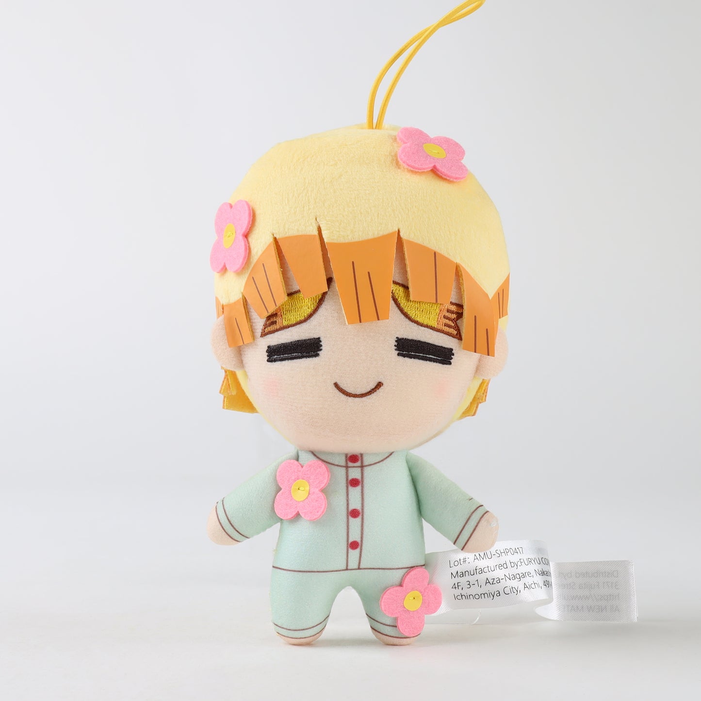 Furyu Demon Slayer: Kimetsu no Yaiba - Agatsuma Zenitsu (Ver. C) Hanging Plush