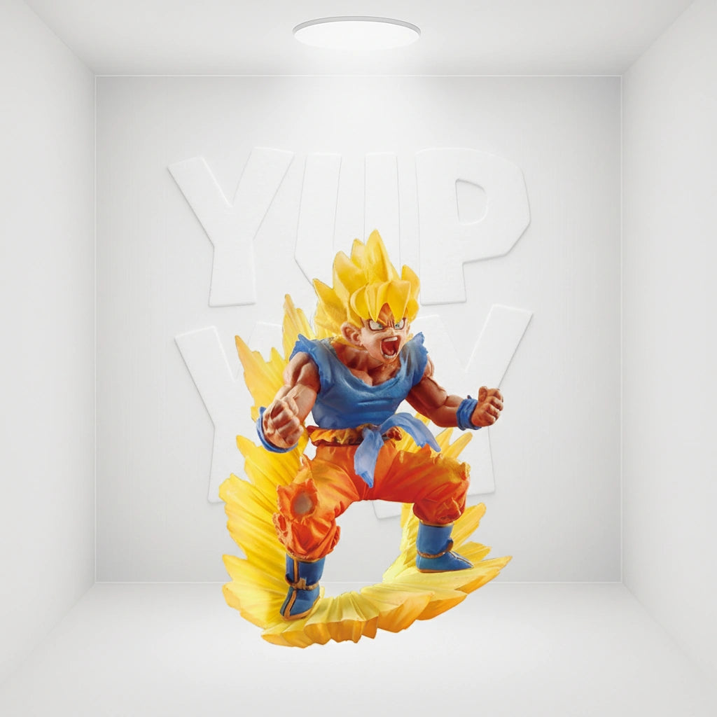 Dragon Ball Z Dragonball Dracap 02 Memorial Super Saiyan Son Goku Figure 3" Toy Collectible Anime
