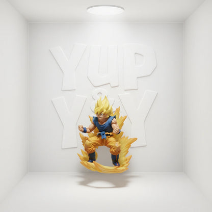 Dragon Ball Z Dragonball Dracap 02 Memorial Super Saiyan Son Goku Figure 3" Toy Collectible Anime