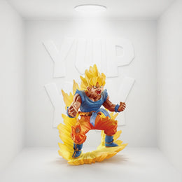 Dragon Ball Z Dragonball Dracap 02 Memorial Super Saiyan Son Goku Figure 3" Toy Collectible Anime
