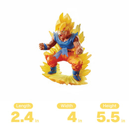 Dragon Ball Z Dragonball Dracap 02 Memorial Super Saiyan Son Goku Figure 3" Toy Collectible Anime